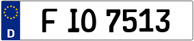 Truck License Plate